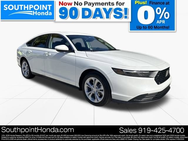 New 2025 Honda Accord LX image 1