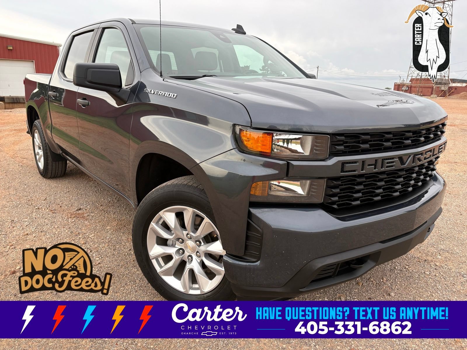 Used 2022 Chevrolet Silverado 1500 Custom w/ Safety Confidence Package RWD image 1