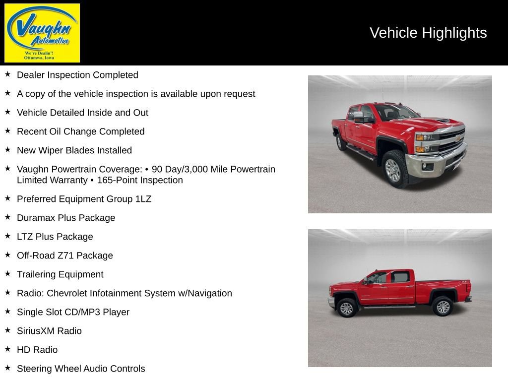Used 2019 Chevrolet Silverado 2500 LTZ w/ Duramax Plus Package image 2