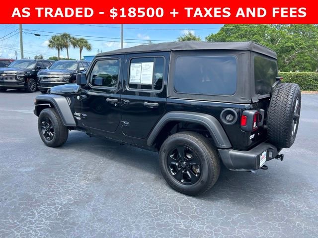 Used 2018 Jeep Wrangler Unlimited Sport S AWD/4WD image 4