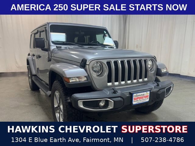 Used 2018 Jeep Wrangler Unlimited Sahara image 1