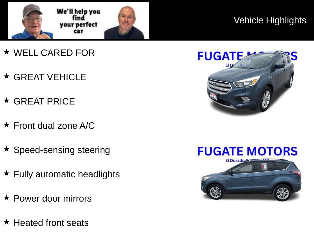 Used 2018 Ford Escape SE w/ SE Sync 3 Package FWD image 8