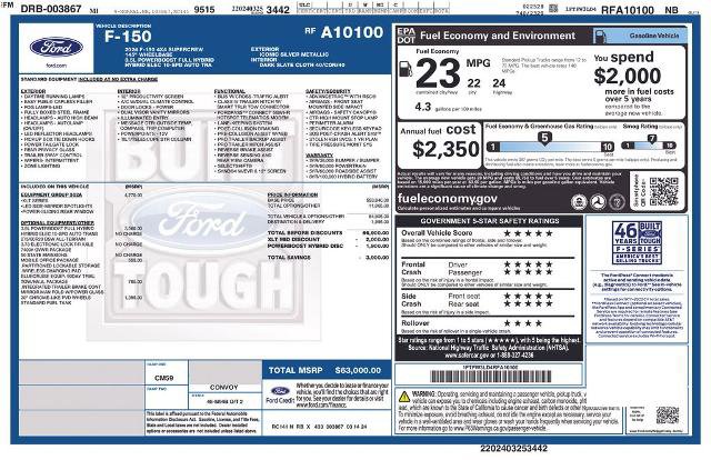 Certified 2024 Ford F150 XLT w/ Equipment Group 302A MID AWD/4WD image 6