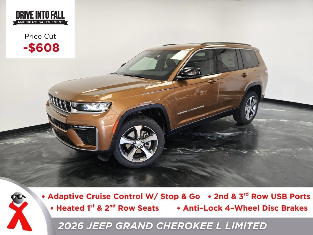 New 2026 Jeep Grand Cherokee L Limited AWD/4WD 360° Tour