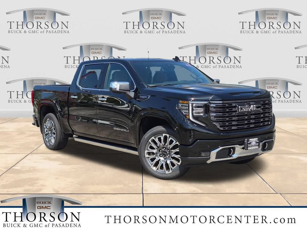 New 2026 GMC Sierra 1500 Denali Ultimate w/ LPO, Black Badging Package