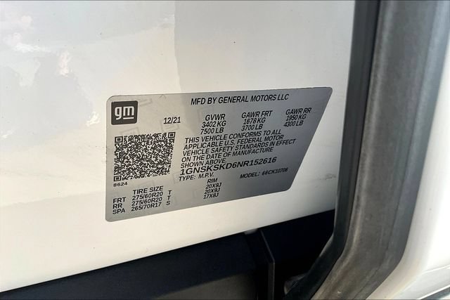 Used 2022 Chevrolet Tahoe Premier AWD/4WD image 19
