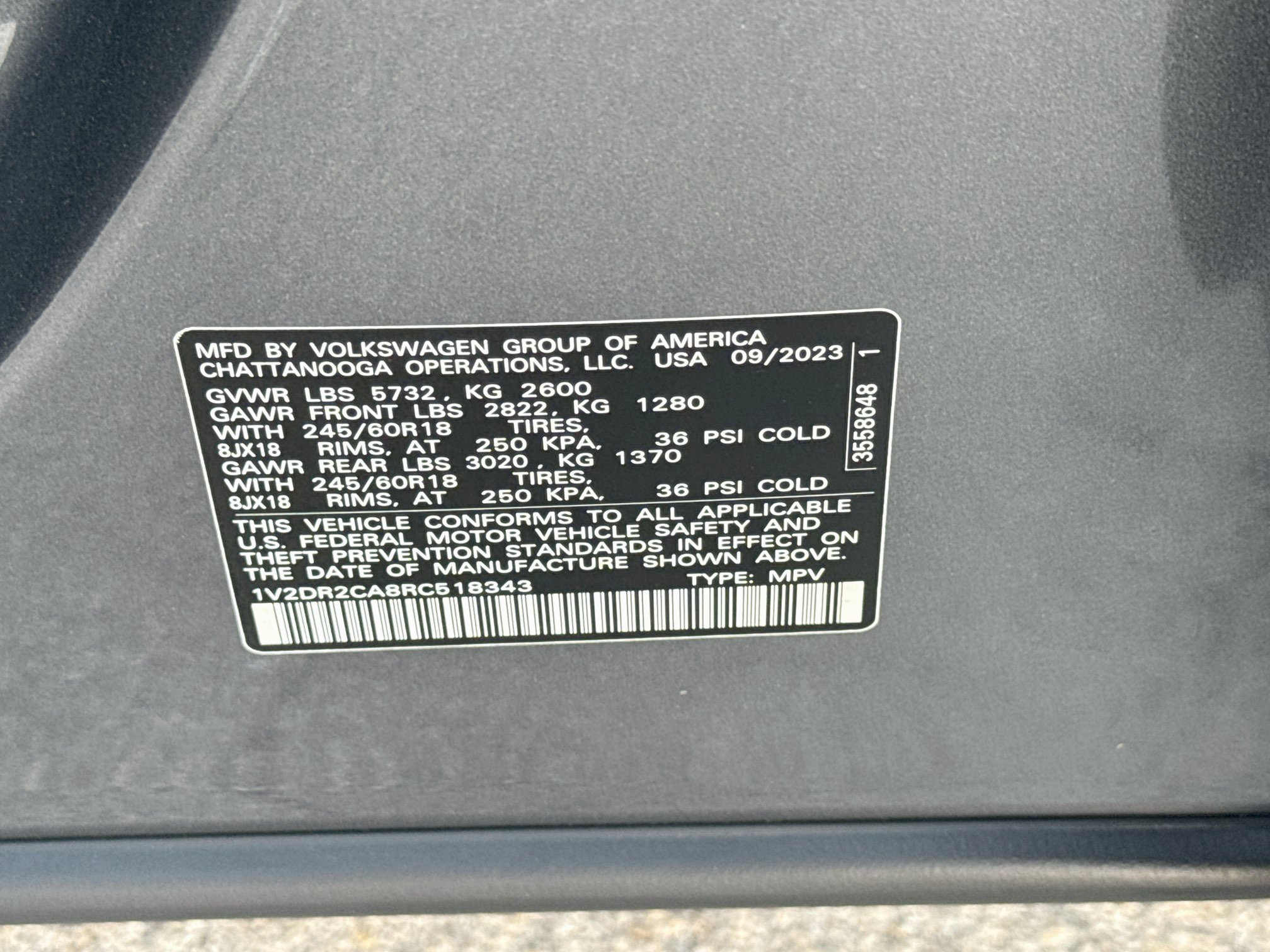 Used 2024 Volkswagen Atlas SE FWD image 37