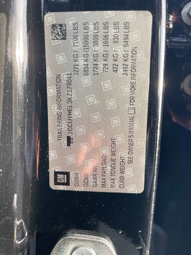 Used 2019 Chevrolet Silverado 1500 High Country w/ Technology Package image 38