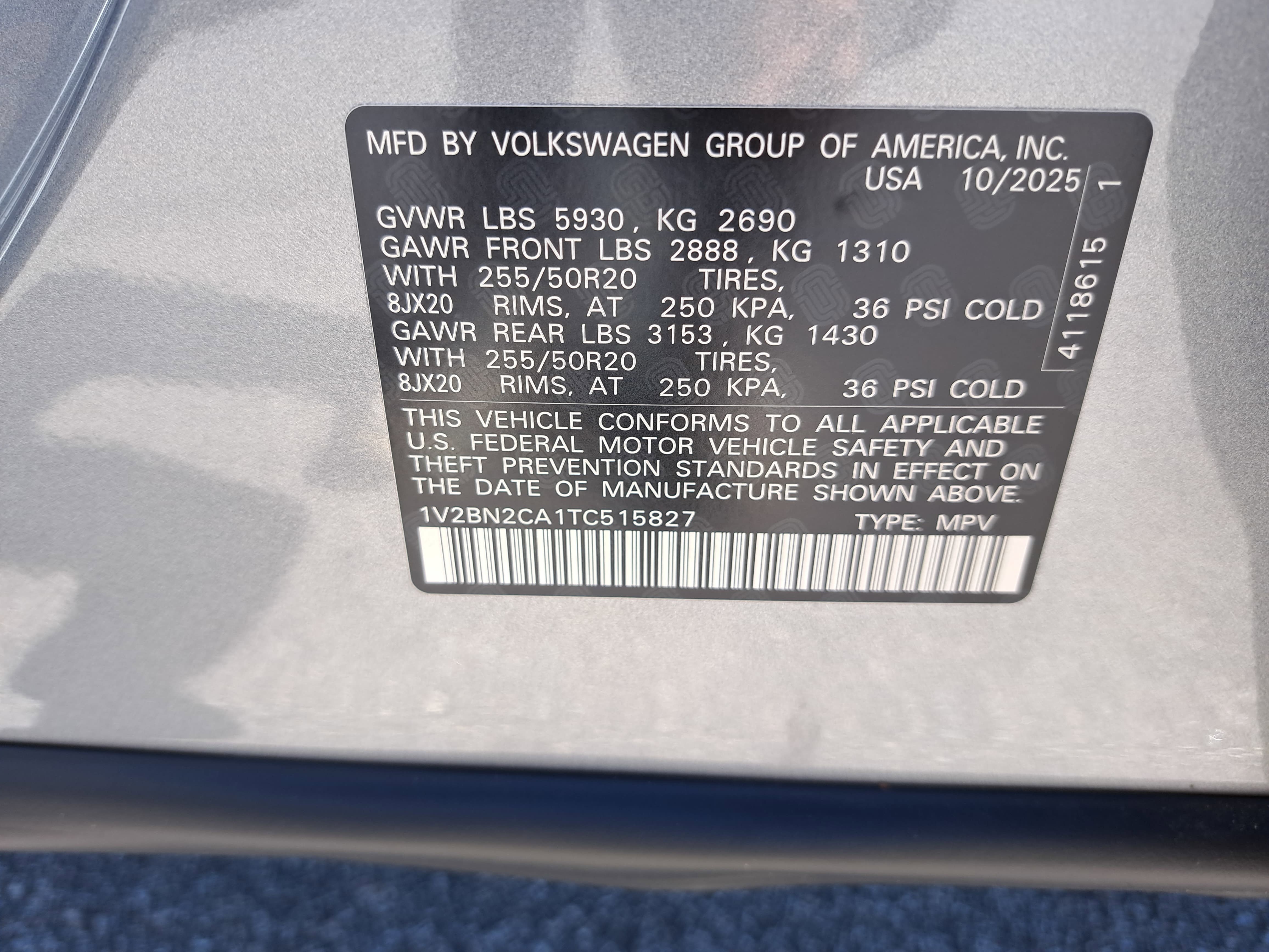 New 2026 Volkswagen Atlas SEL image 35