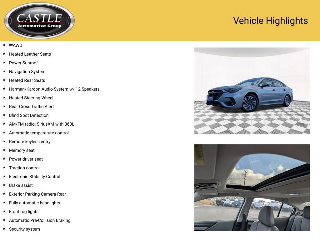 Used 2025 Subaru Legacy Limited AWD/4WD image 4