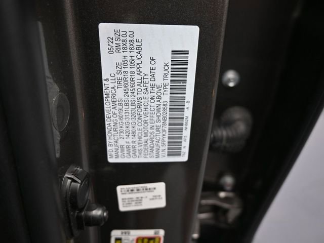 Certified 2022 Honda Ridgeline RTL-E image 19