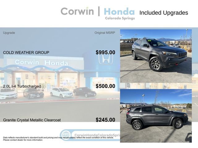 Used 2020 Jeep Cherokee Trailhawk w/ Cold Weather Group image 4