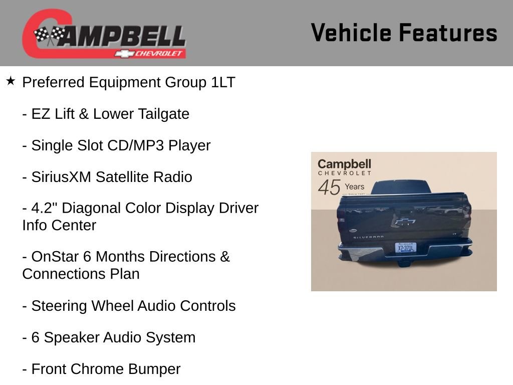 Used 2015 Chevrolet Silverado 1500 LT w/ LT Convenience Package AWD/4WD image 16