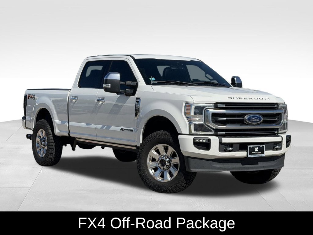 Used 2021 Ford F250 Platinum w/ FX4 Off-Road Package AWD/4WD image 2