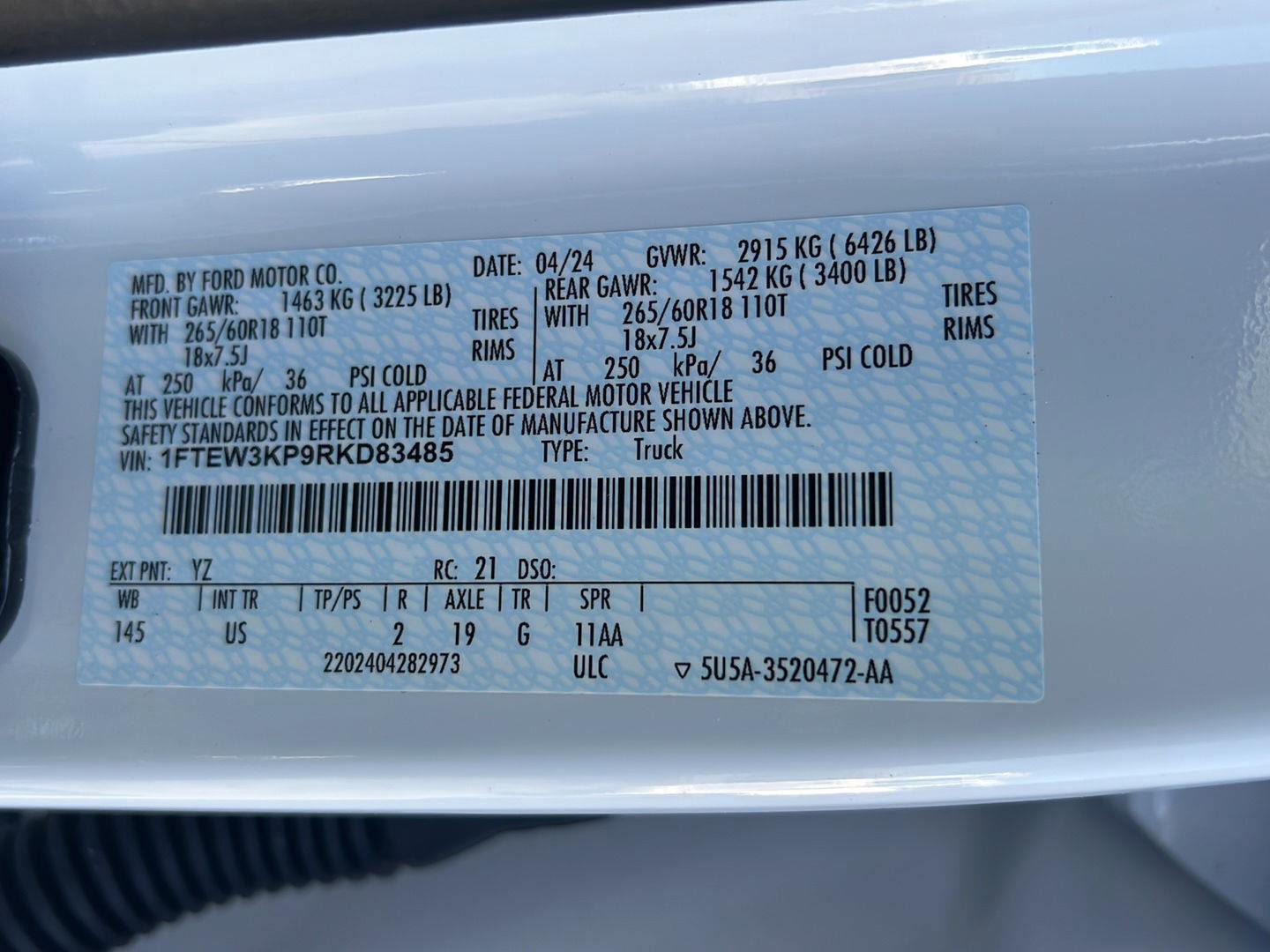 Used 2024 Ford F150 XLT w/ Equipment Group 302A MID image 42