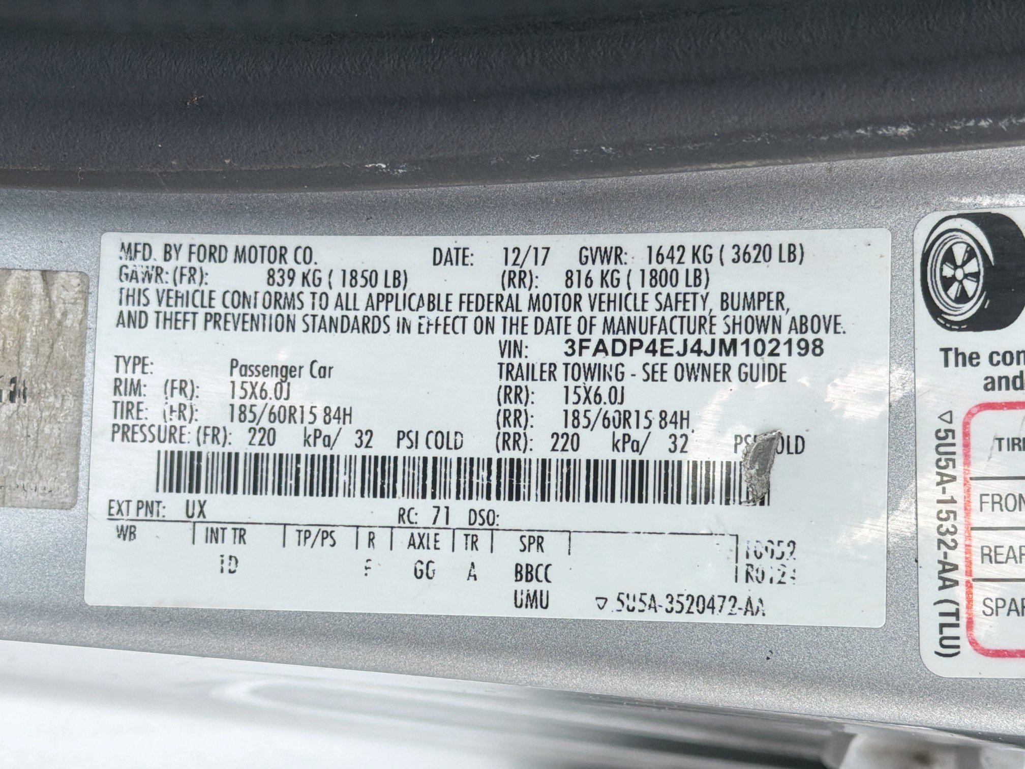 Used 2018 Ford Fiesta SE FWD image 40