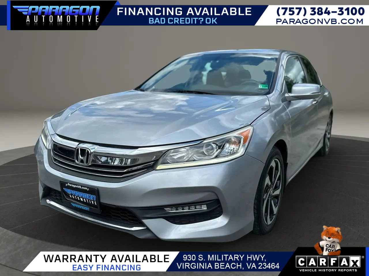 Used 2017 Honda Accord EX-L