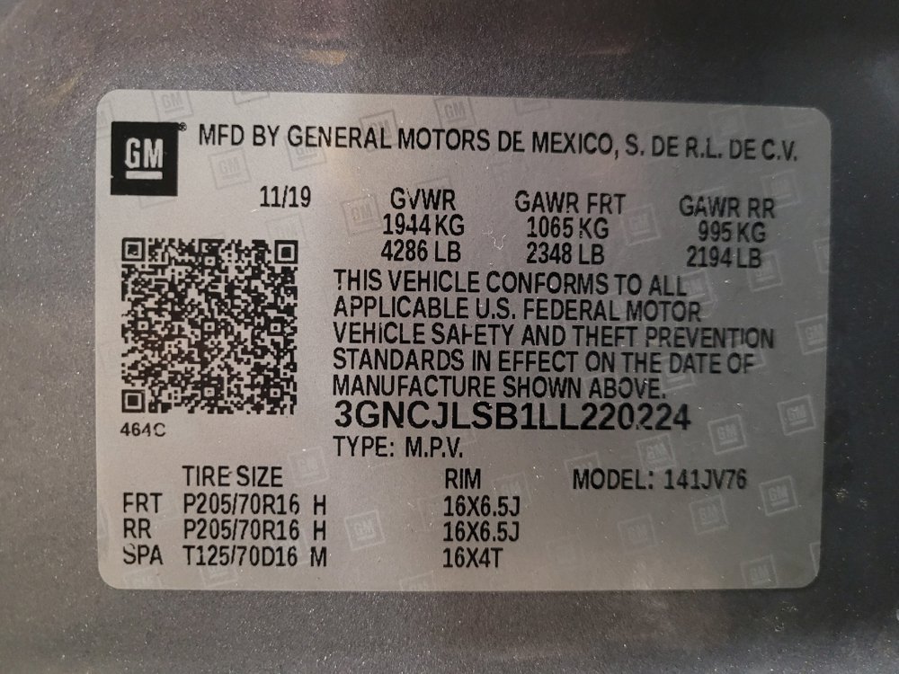Used 2020 Chevrolet Trax LT w/ LT Convenience Package FWD image 33