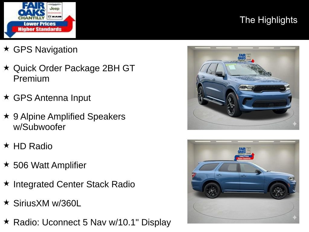 Certified 2024 Dodge Durango GT image 2