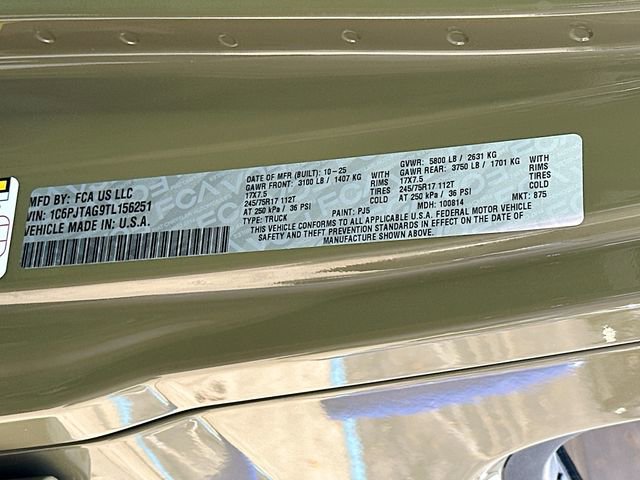 New 2026 Jeep Gladiator Sport image 33