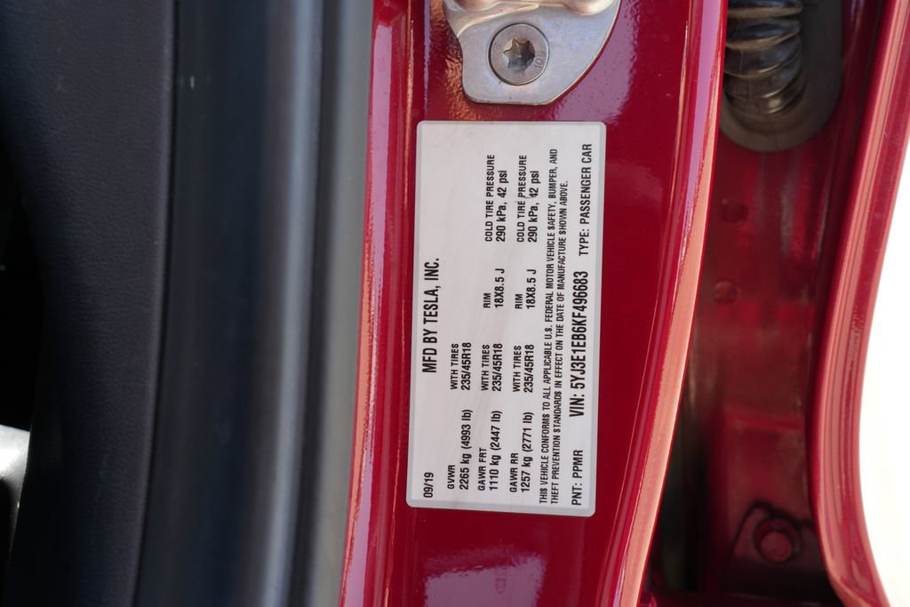 Used 2019 Tesla Model 3 Long Range AWD/4WD image 26