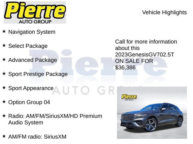 Used 2023 Genesis GV70 2.5T w/ Sport Prestige Package AWD/4WD image 7