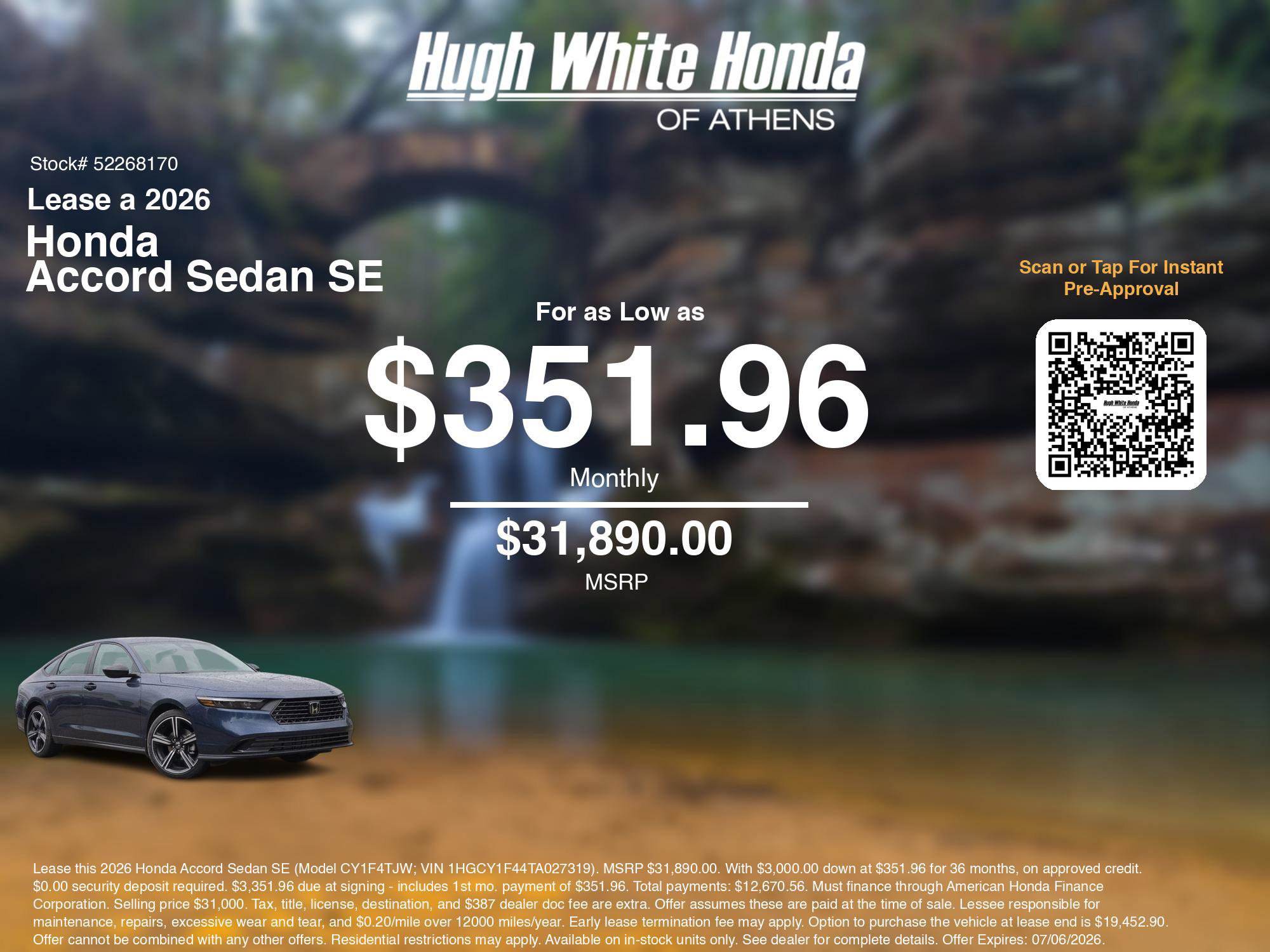 New 2026 Honda Accord SE image 3