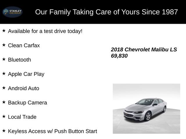 Used 2018 Chevrolet Malibu LS FWD image 9