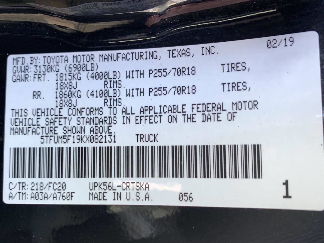 Used 2019 Toyota Tundra SR5 image 43