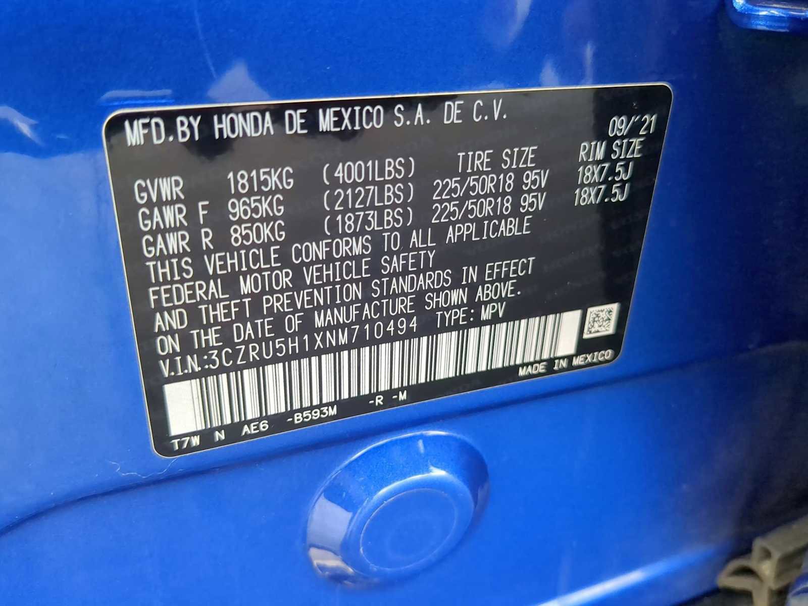 Used 2022 Honda HR-V Sport image 28