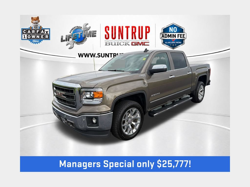 Used 2015 GMC Sierra 1500 SLT w/ SLT Crew Cab Value Package