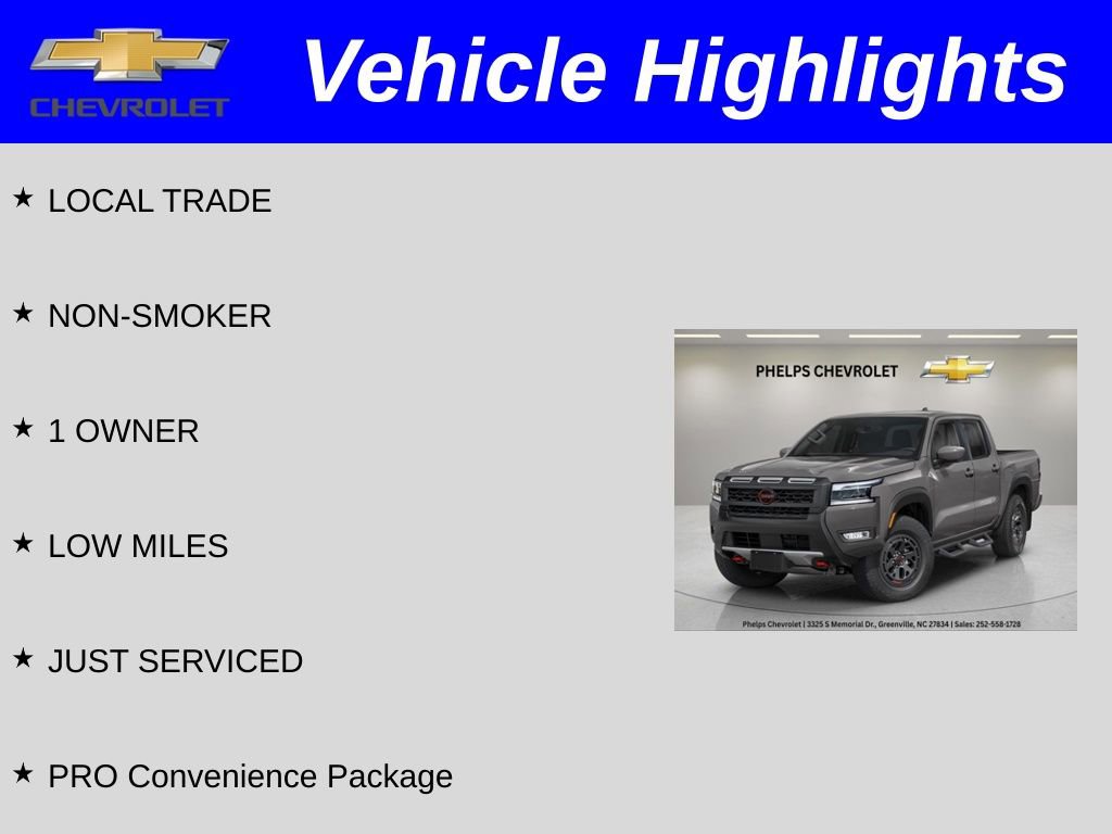 Used 2025 Nissan Frontier PRO-4X w/ Pro Convenience Package image 2