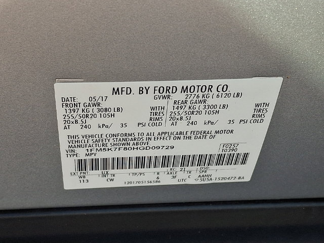 Used 2017 Ford Explorer Limited w/ Equipment Group 301A FWD image 27