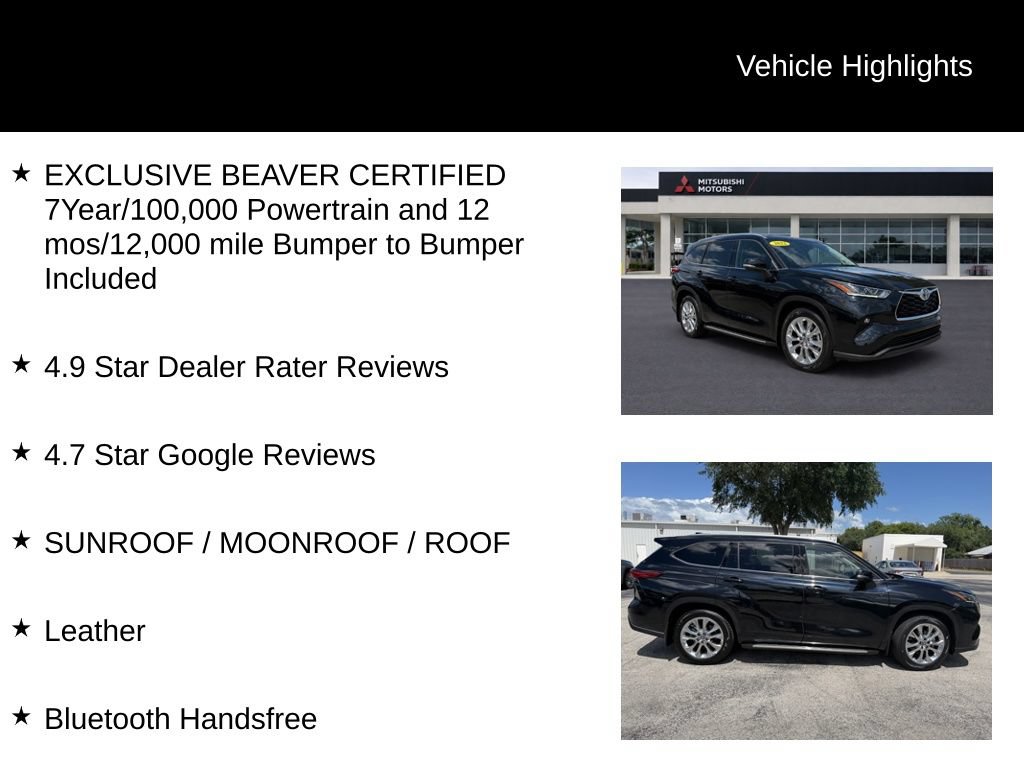 Used 2022 Toyota Highlander Limited FWD image 5