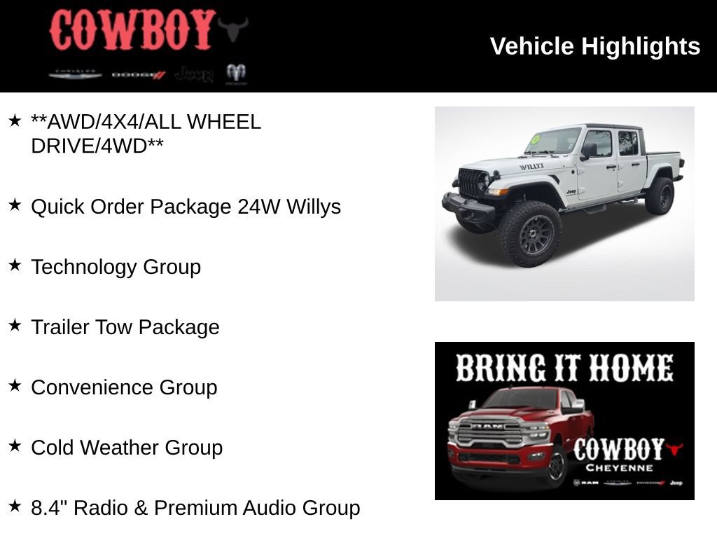 Used 2022 Jeep Gladiator Overland AWD/4WD image 2