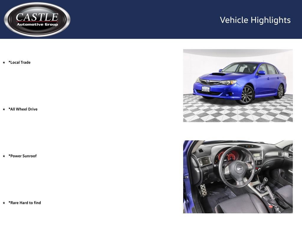 Used 2009 Subaru Impreza WRX Premium AWD/4WD image 4