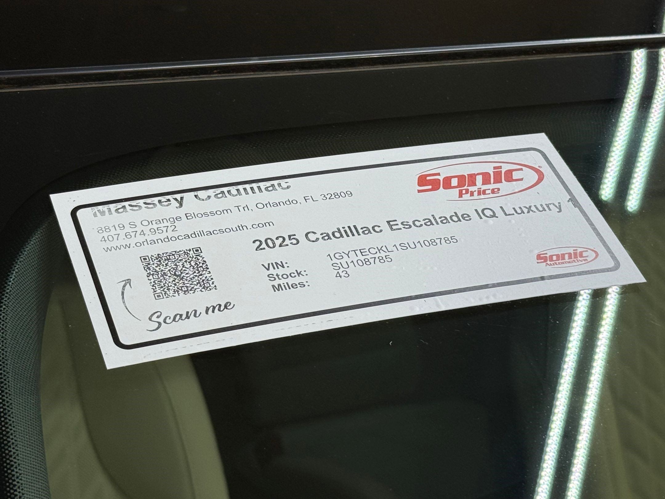 New 2025 Cadillac Escalade IQ Luxury 1 image 58