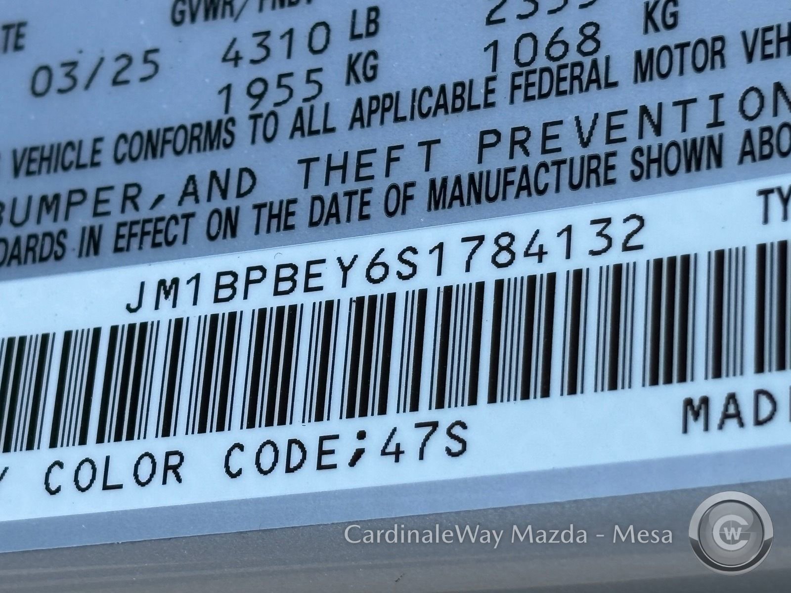 New 2025 MAZDA MAZDA3 2.5 Turbo Sedan w/Premium Plus image 22