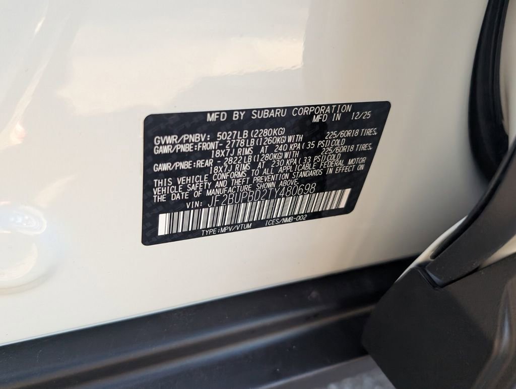 New 2026 Subaru Outback Premium image 15