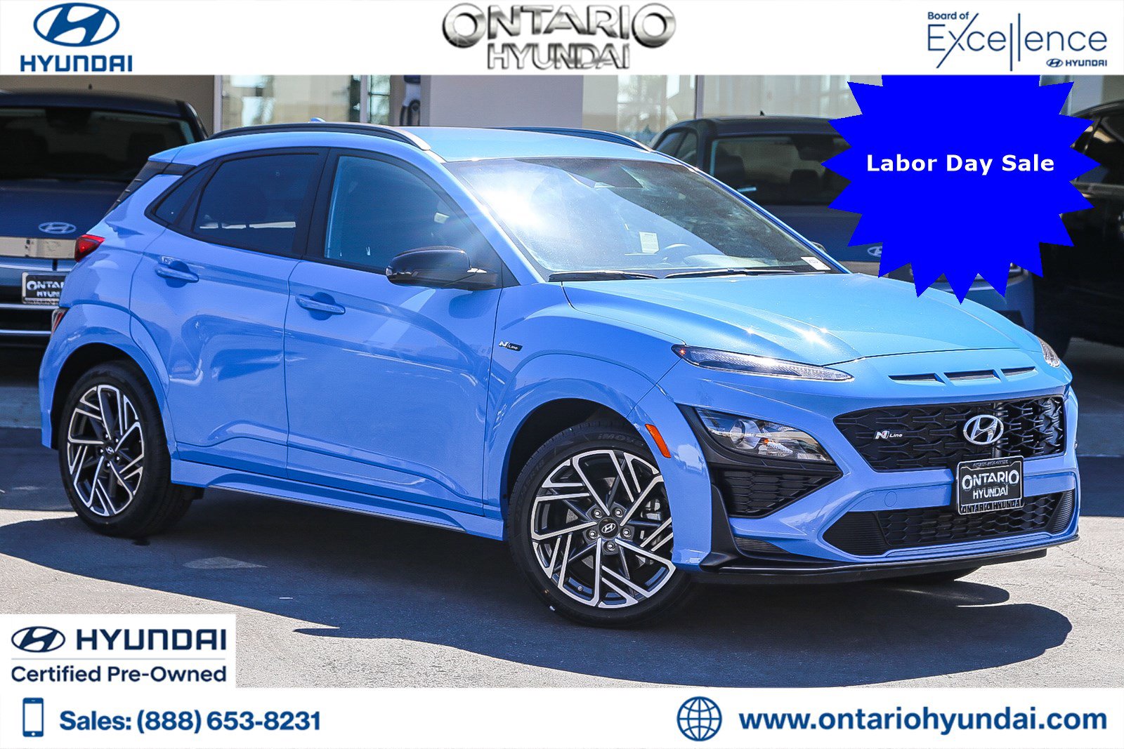 Certified 2022 Hyundai Kona N Line w/ Cargo Package image 1