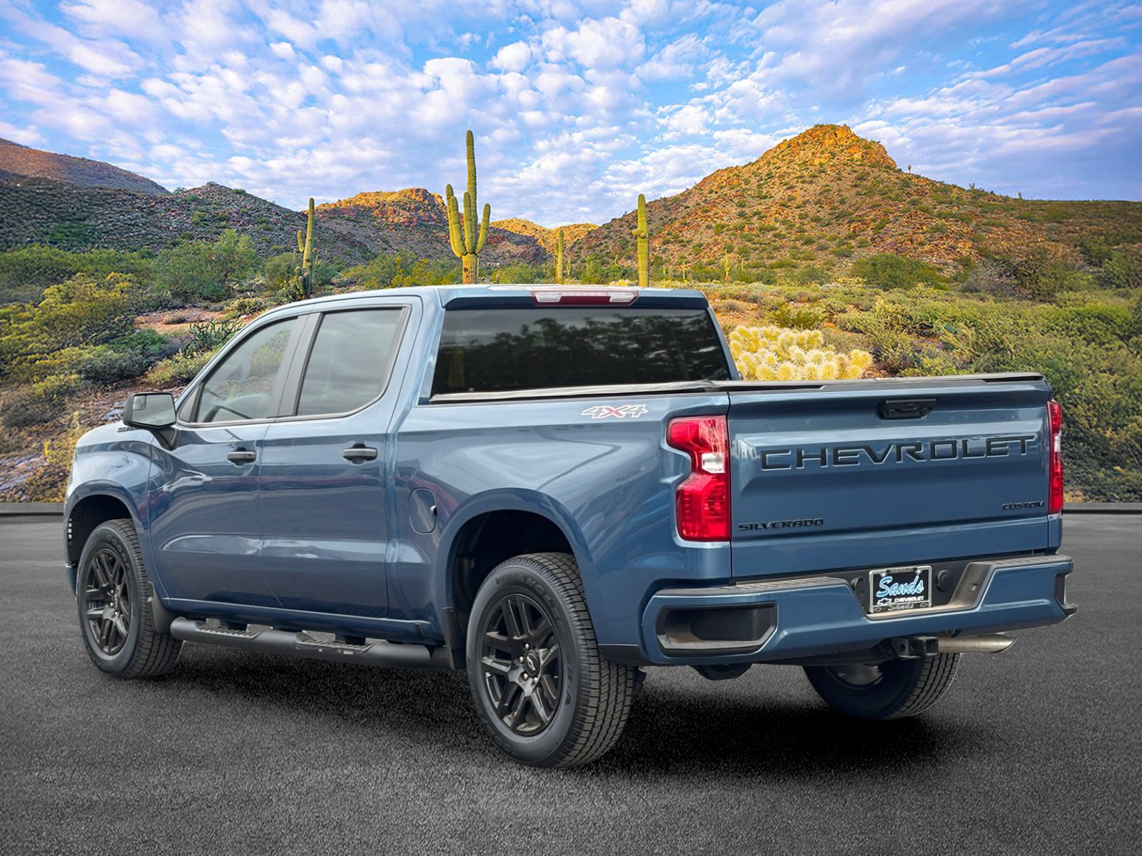 Used 2024 Chevrolet Silverado 1500 Custom w/ Turbomax Blackout Package AWD/4WD image 6