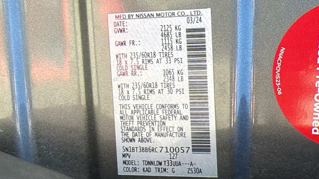 Certified 2024 Nissan Rogue SV image 30