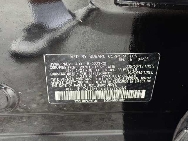 Certified 2025 Subaru Forester Sport AWD/4WD image 30