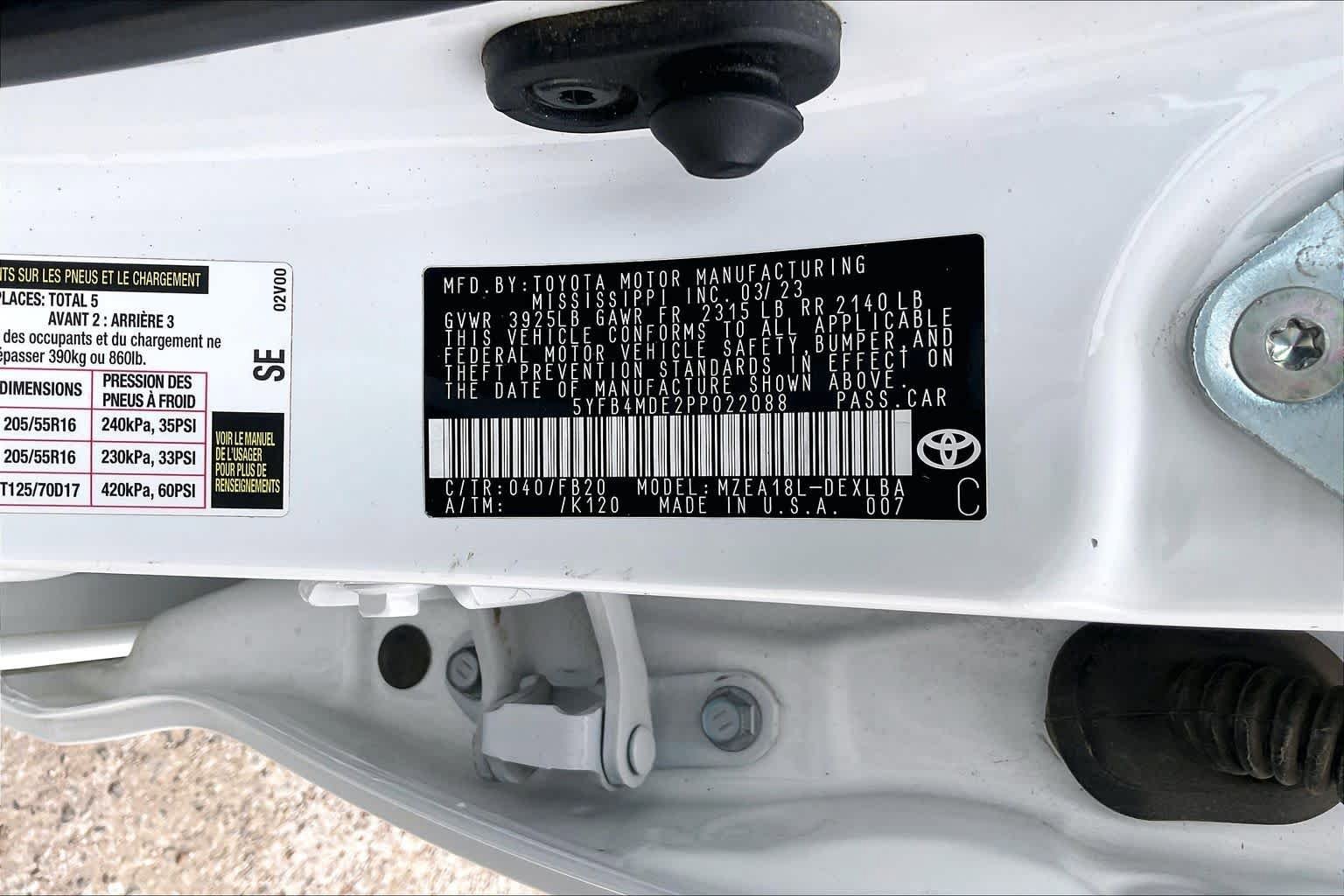 Used 2023 Toyota Corolla LE FWD image 34