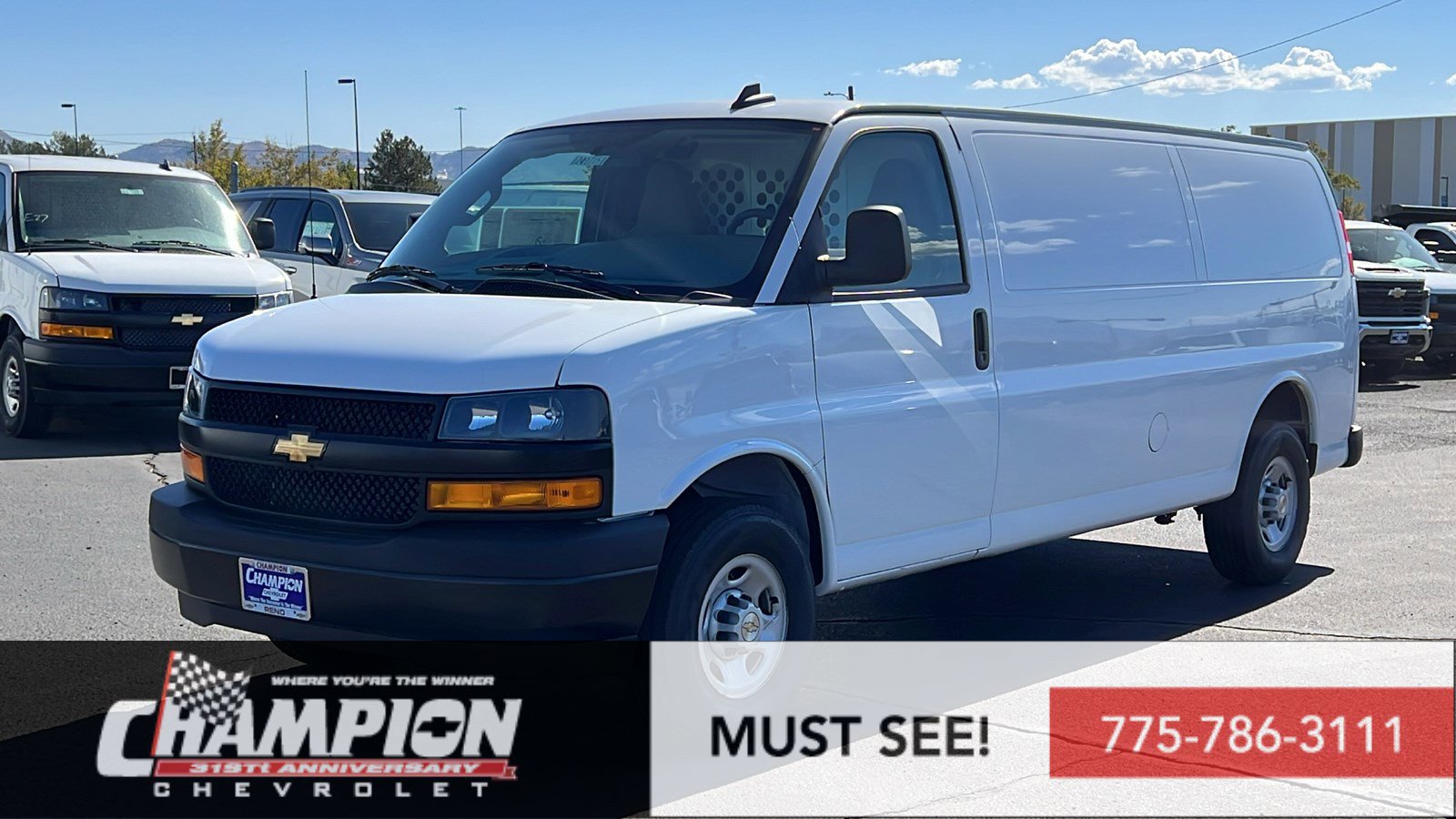 New 2024 Chevrolet Express 2500 Extended w/ Driver Convenience Package RWD image 1