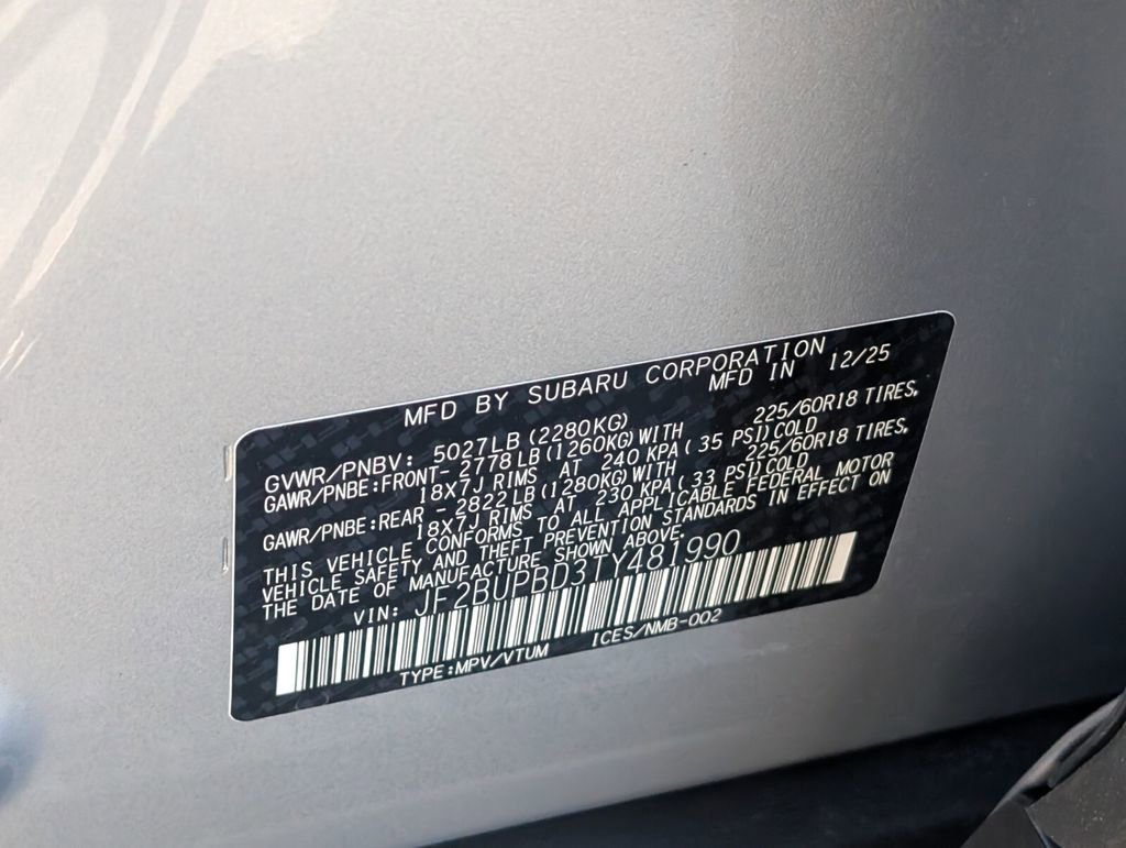 New 2026 Subaru Outback Premium image 15