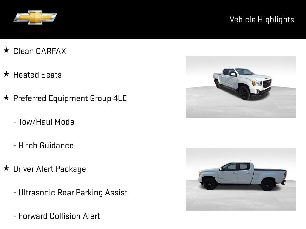 Used 2022 GMC Canyon Elevation w/ Elevation Premium Package image 20