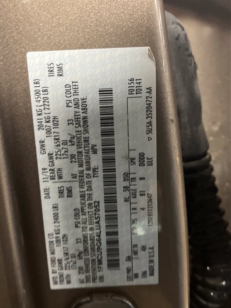 Used 2020 Ford Escape SE AWD/4WD image 55