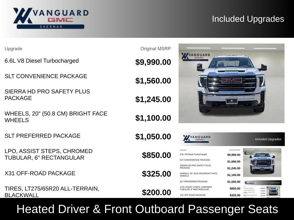 Used 2025 GMC Sierra 2500 SLT w/ SLT Convenience Package AWD/4WD image 12