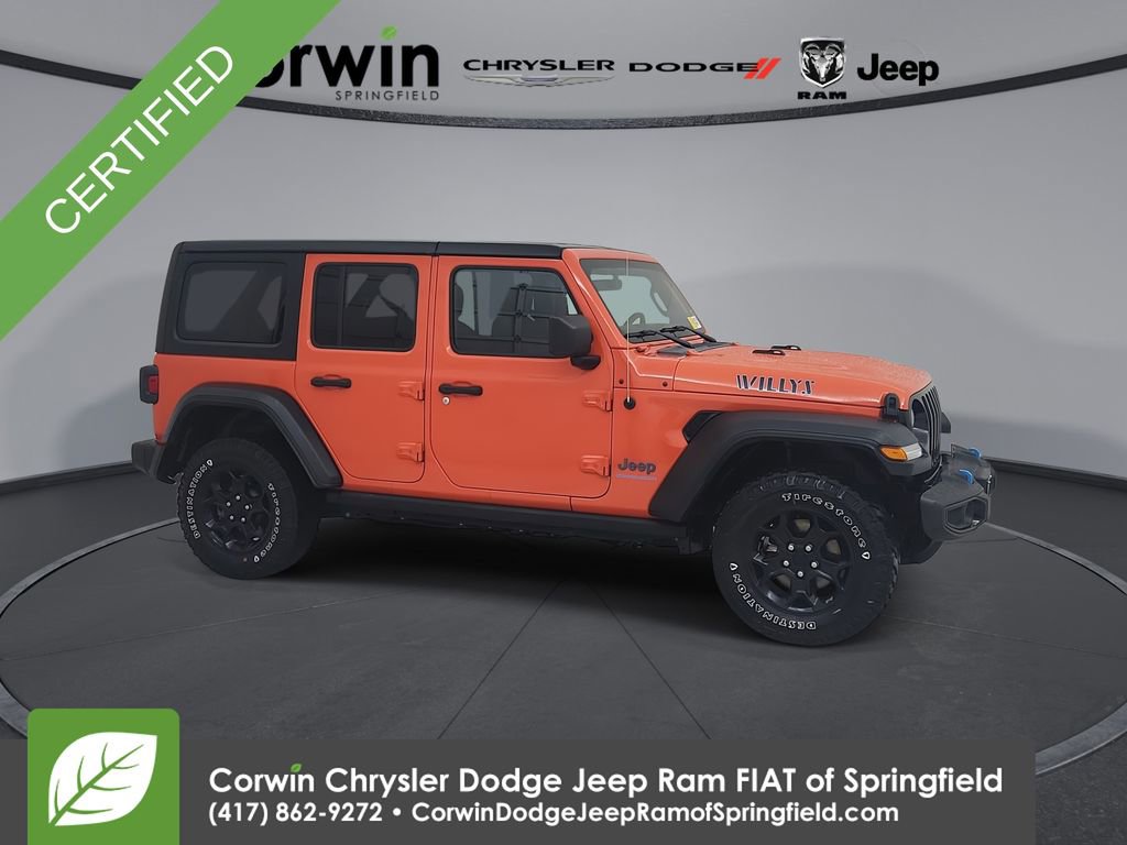Used 2023 Jeep Wrangler Unlimited w/ 8.4" Radio Group AWD/4WD 360° Tour